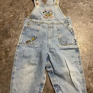 Disney Blue Denim Mickey Mouse Overalls